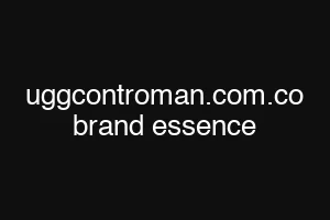 uggcontroman.com.co brand essence
